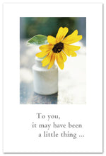 Load image into Gallery viewer, Greeting Card - Thank You - "...to me, it was huge!"