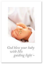 Load image into Gallery viewer, Greeting Card - Baptism - "God bless your baby..."