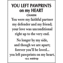 Load image into Gallery viewer, Charm-Pet Memorial Charm (engravable)