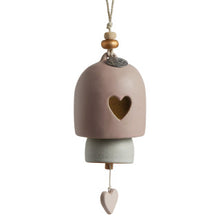 Load image into Gallery viewer, Inspired Bell - Mom - Hanging Decoration - Ceramic and Metal