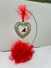 Load image into Gallery viewer, Ornament - Heart Shaped - Cardinal (multiple versus available)