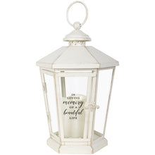 Load image into Gallery viewer, Light the Way Memorial Lantern (multiple verses available)