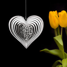 Load image into Gallery viewer, Ornamental Shimmer Suncatcher - Heart