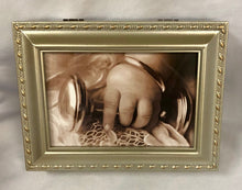 Load image into Gallery viewer, Music Box - Baby/Baptism - Music: Jesus Loves Me - 4" X 6" Photo
