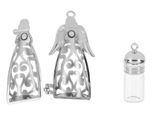 Load image into Gallery viewer, New!! Keepsake urn-In Remembrance Charm size Angel